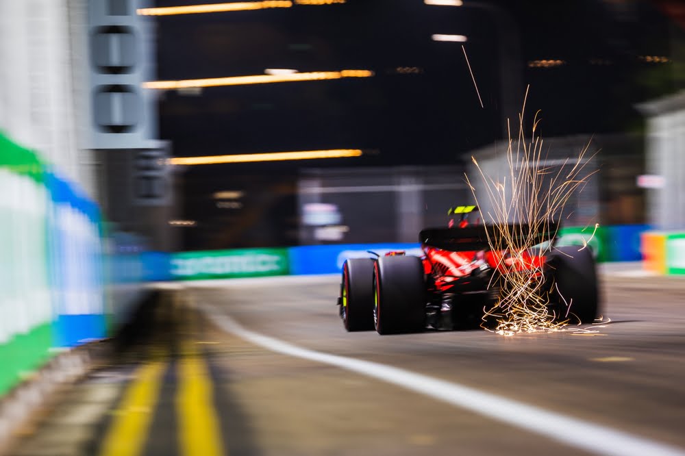 Marina,Bay,Street,Circuit,,Singapore,,Singapore,,16.september.2023;,Carlos,Sainz,Jr